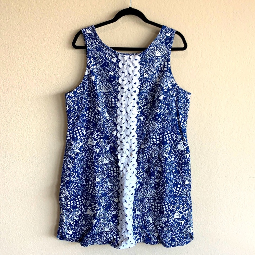 Lilly Pulitzer for Target Navy & White print Dress